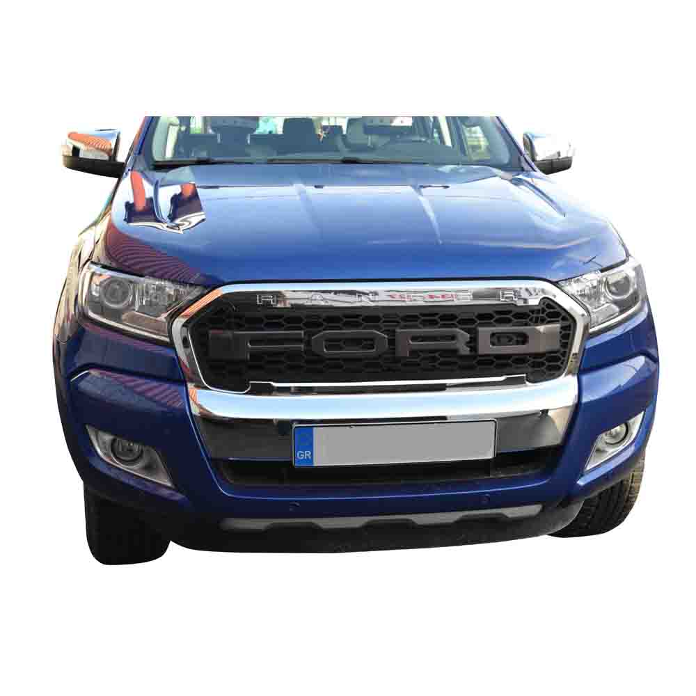 ΓΡΙΛΙΑ ΜΑΣΚΑΣ ΜΑΥΡΗ GRILLE 807 FORD RANGER T7 2017+