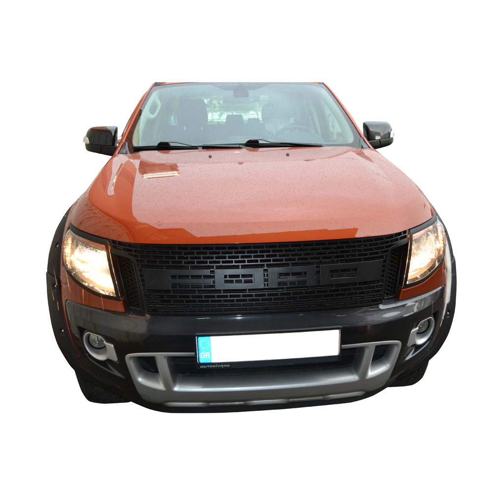 ΓΡΙΛΙΑ ΜΑΣΚΑΣ ΜΑΥΡΗ GRILLE 807 FORD RANGER T6 2012-2016