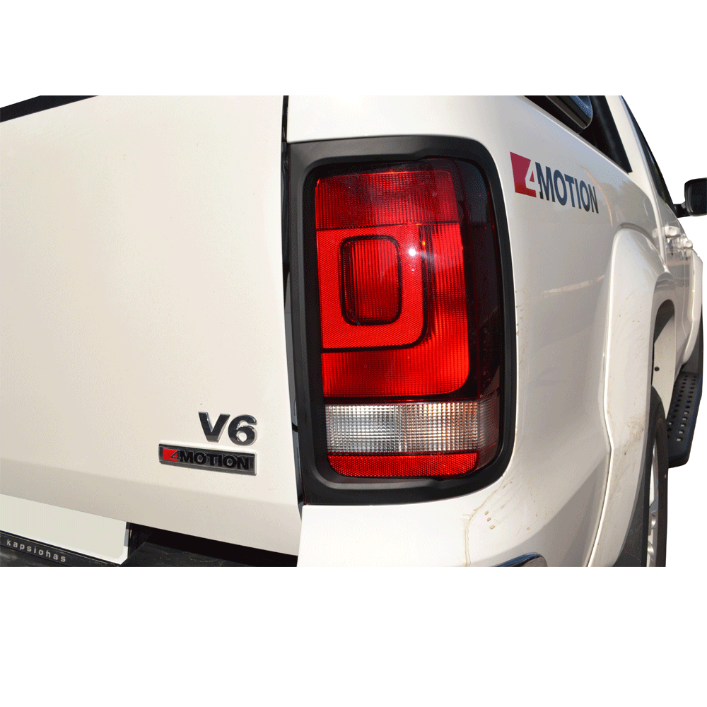 ΟΠΙΣΘΙΕΣ ΓΡΙΛΙΕΣ ΦΑΝΑΡΙΩΝ ΣΕ ΜΑΤ ΜΑΥΡΟ GR104 BL VW AMAROK 2010+&2017+