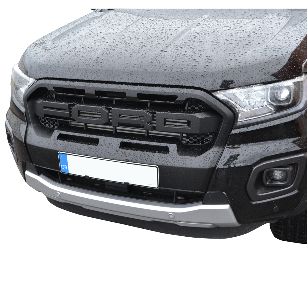 ΕΜΠΡΟΣΘΙΑ ΜΑΣΚΑ, ΜΕΓΑΛΗ, RAPTOR STYLE GRILLE 808 FORD RANGER T8 WILDTRACK 2020+