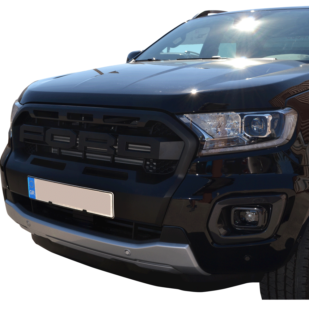 ΕΜΠΡΟΣΘΙΑ ΜΑΣΚΑ, ΜΕΓΑΛΗ, RAPTOR STYLE GRILLE 808 FORD RANGER T8 WILDTRACK 2020+