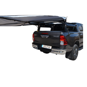 ROLL-BAR ΣΚΗΝΗΣ ΚΑΙ ΠΟΛΛΑΠΛΩΝ ΕΦΑΡΜΟΓΩΝ ΜΕ ΠΛΑΪΝΗ ΤΕΝΤΑ ΣΚΙΑΣΗΣ 270 ΜΟΙΡΕΣ RB 418 TENT+WA03-270-FAST TOYOTA HILUX REVO 2016+ & HILUX 2021+