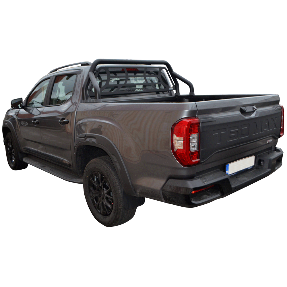 ROLL-BAR BLACK-INOX ME ΑΨΙΔΑ RB 405BL-INOX MAXUS T60 2023+/ MAXUS T60 MAX PLUS 2025+