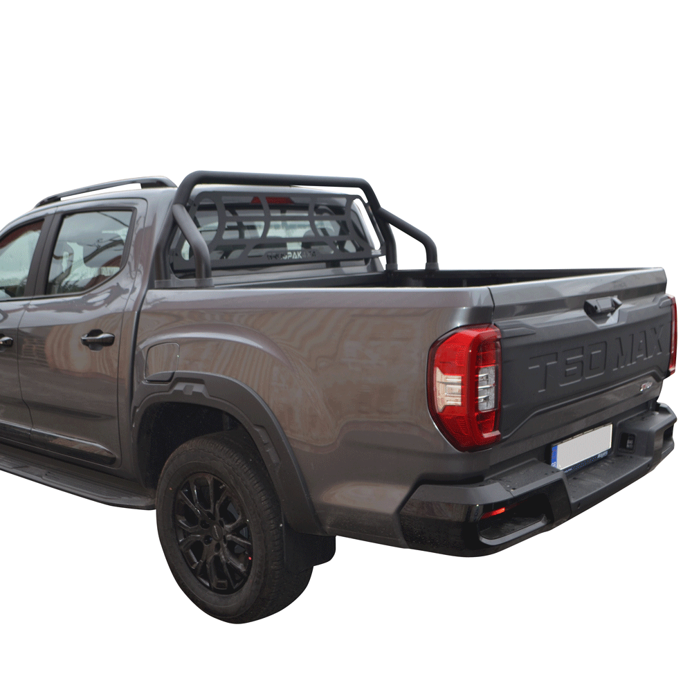 ROLL-BAR BLACK-INOX ME ΑΨΙΔΑ RB 405BL-INOX MAXUS T60 2023+/ MAXUS T60 MAX PLUS 2025+