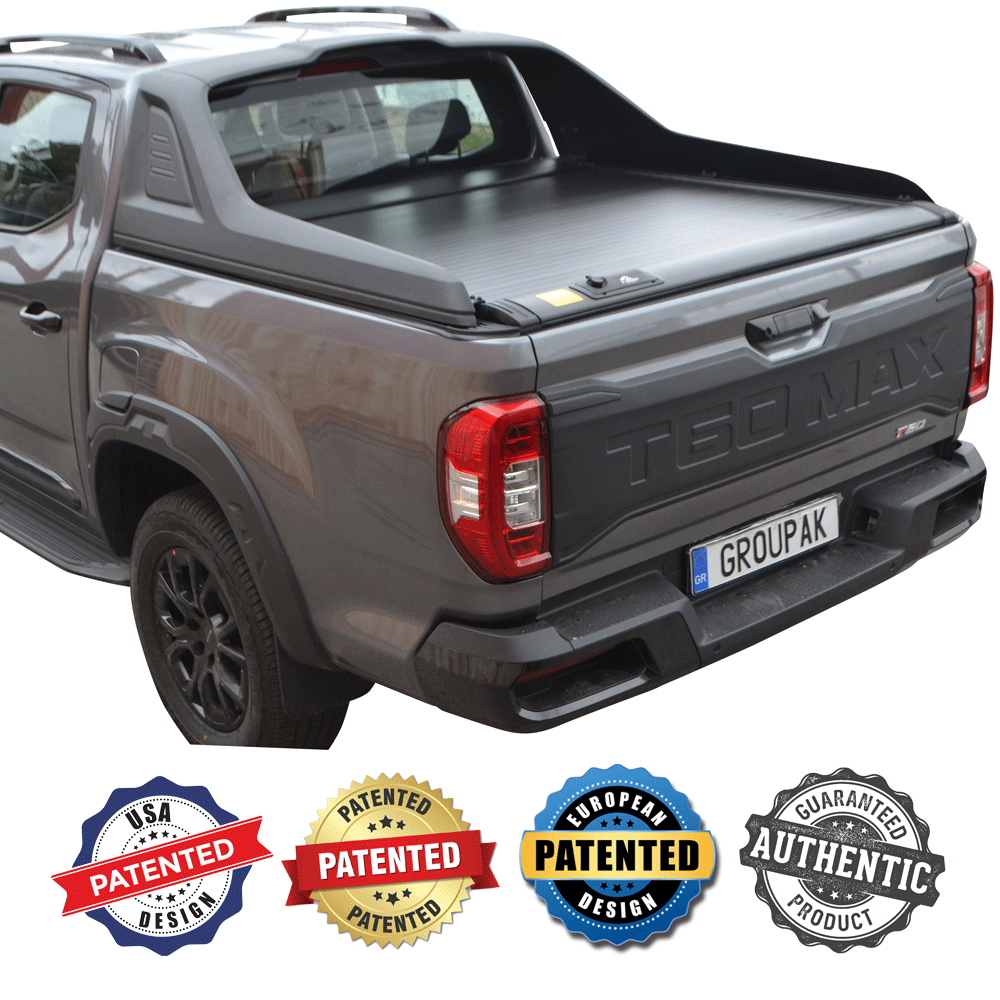 ΚΑΠΑΚΙ ΚΑΡΟΤΣΑΣ ΡΟΛΟ ΑΛΟΥΜΙΝΙΟΥ ΜΕ ΕΙΔΙΚΟΥΣ ΑΝΤΑΠΤΟΡΕΣ ΑΠΟ ΑΛΟΥΜΙΝΙΟ ΓΙΑ ΤΟ ΕΡΓΟΣΤΑΣΙΑΚΟ ROLL-BAR ΤΗΣ MAXUS