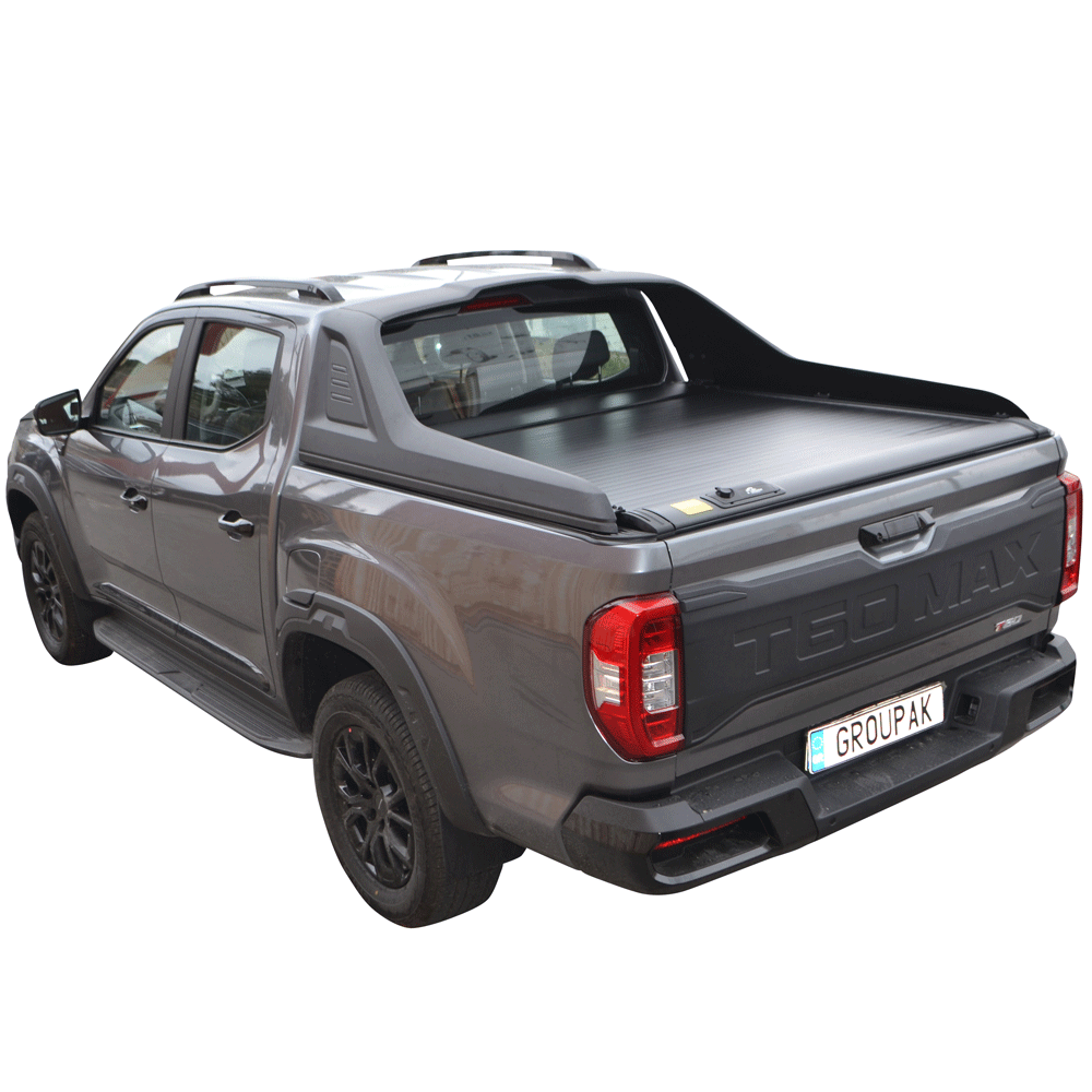 ΚΑΠΑΚΙ ΚΑΡΟΤΣΑΣ ΡΟΛΟ ΑΛΟΥΜΙΝΙΟΥ ΜΕ ΕΙΔΙΚΟΥΣ ΑΝΤΑΠΤΟΡΕΣ ΑΠΟ ΑΛΟΥΜΙΝΙΟ ΓΙΑ ΤΟ ΕΡΓΟΣΤΑΣΙΑΚΟ ROLL-BAR ΤΗΣ MAXUS