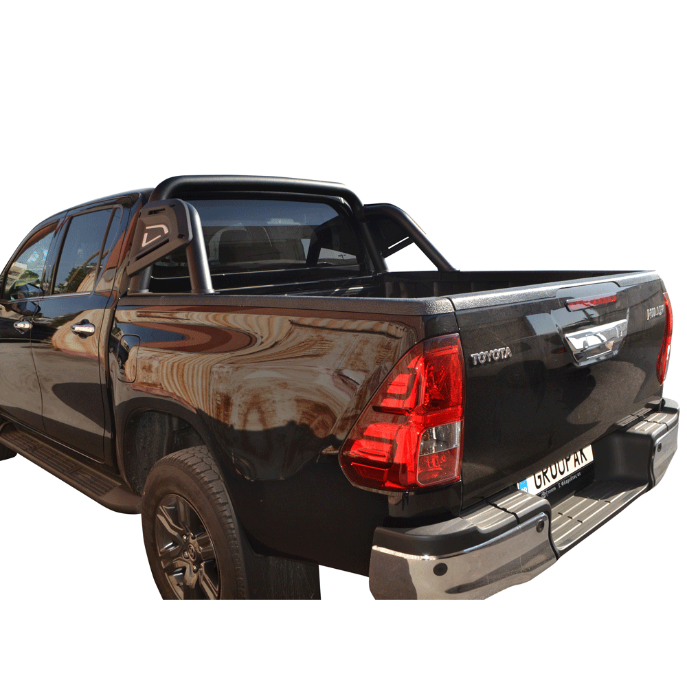 ROLL-BAR BLACK-INOX RB 4050BL-INOX TOYOTA HILUX REVO 2016+&HILUX 2021+