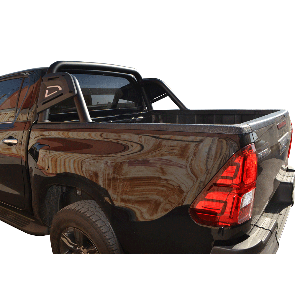ROLL-BAR BLACK-INOX RB 4050BL-INOX TOYOTA HILUX REVO 2016+&HILUX 2021+
