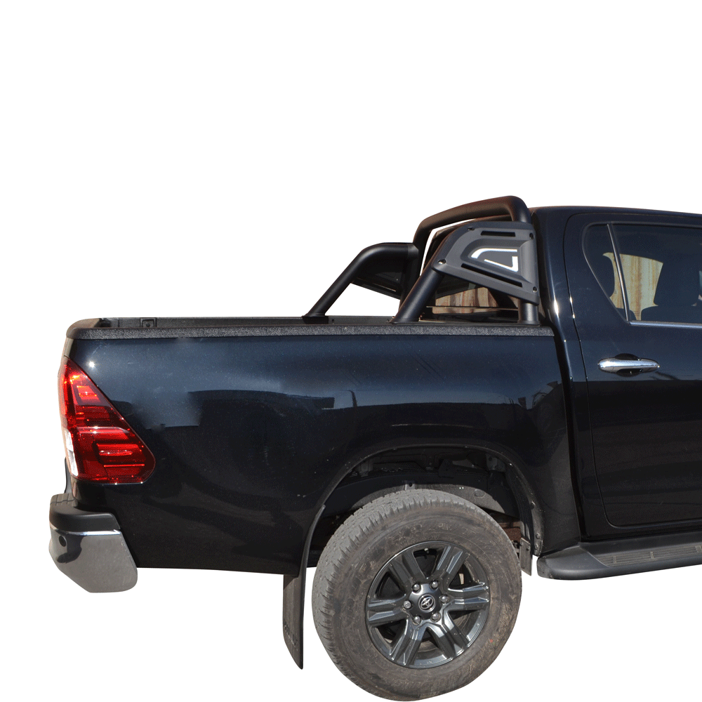 ROLL-BAR BLACK-INOX RB 4050BL-INOX TOYOTA HILUX REVO 2016+&HILUX 2021+