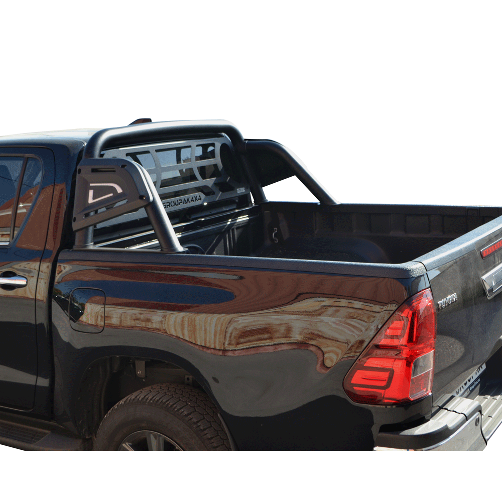 ROLL-BAR BLACK-INOX ME ΑΨΙΔΑ RB 4051BL-INOX TOYOTA HILUX REVO 2016+&HILUX 2021+
