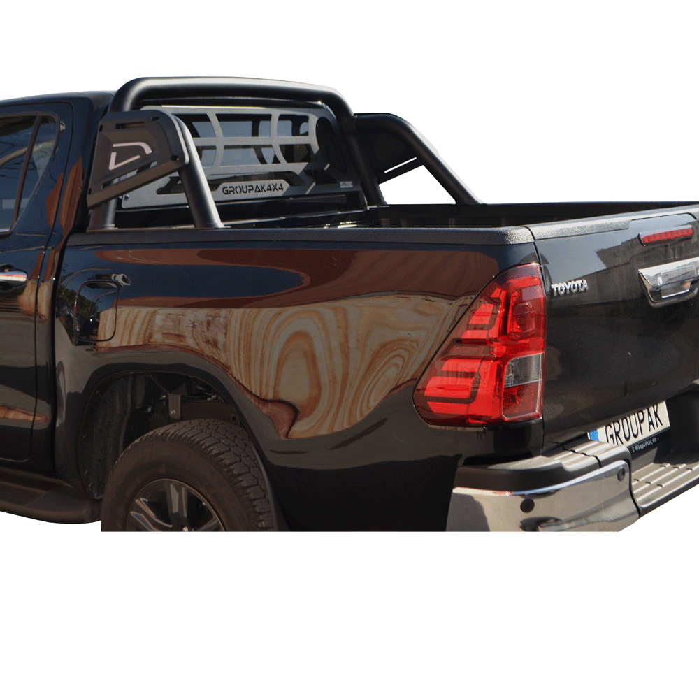 ROLL-BAR BLACK-INOX ME ΑΨΙΔΑ RB 4051BL-INOX TOYOTA HILUX REVO 2016+&HILUX 2021+