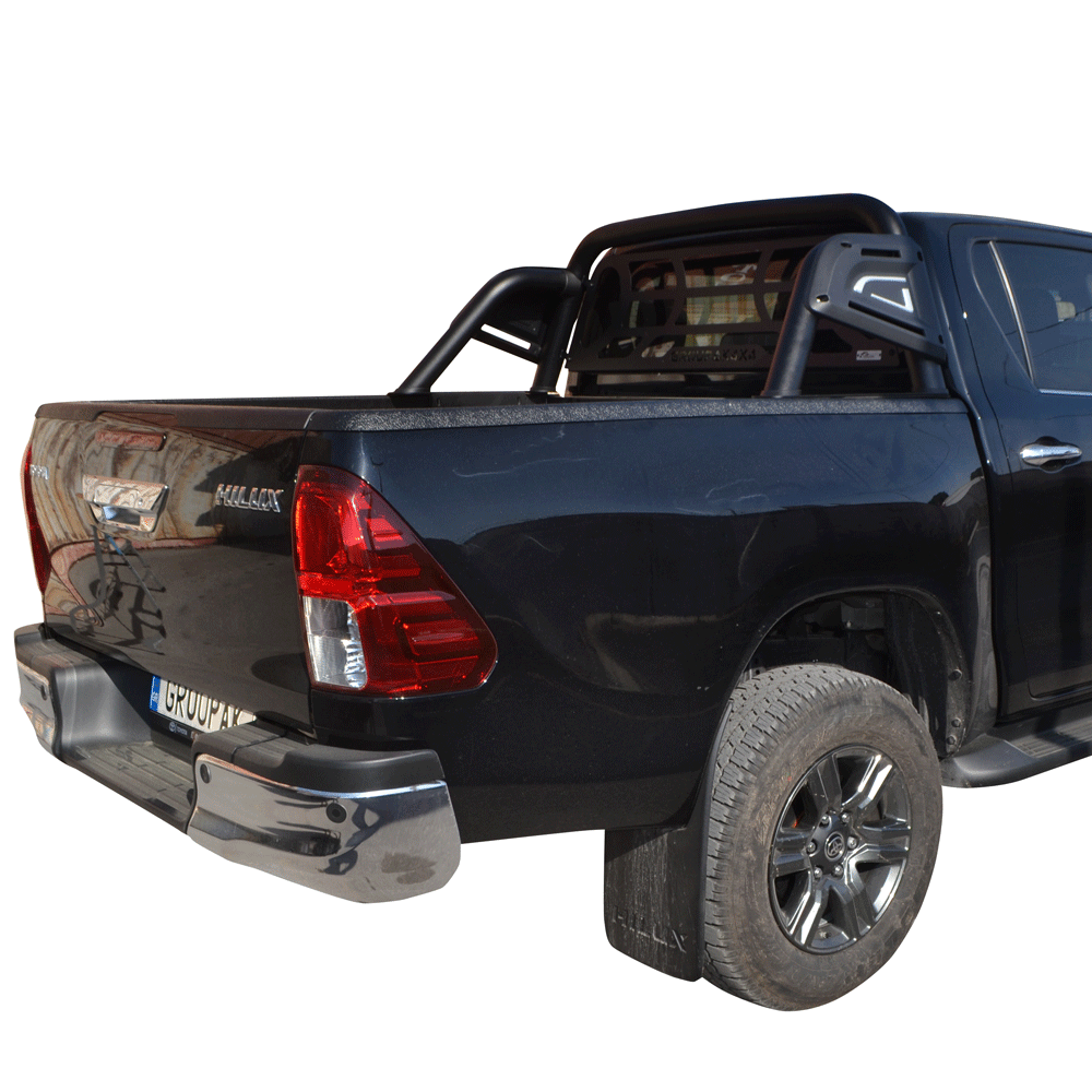 ROLL-BAR BLACK-INOX ME ΑΨΙΔΑ RB 4051BL-INOX TOYOTA HILUX REVO 2016+&HILUX 2021+